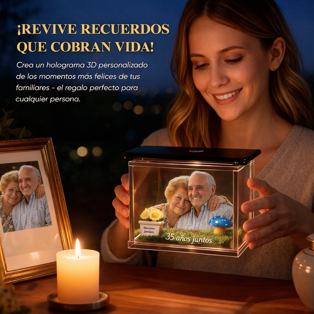 Memorai - Recuerdo Holográfico Personalizado